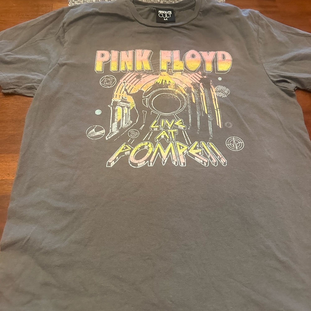 Pink Floyd Live at Pompeii Graphic T-Shirt - Gray - Women’s Medium